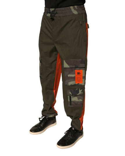 Dolce & Gabbana Multicolor Camouflage Jogger Cargo Pants
