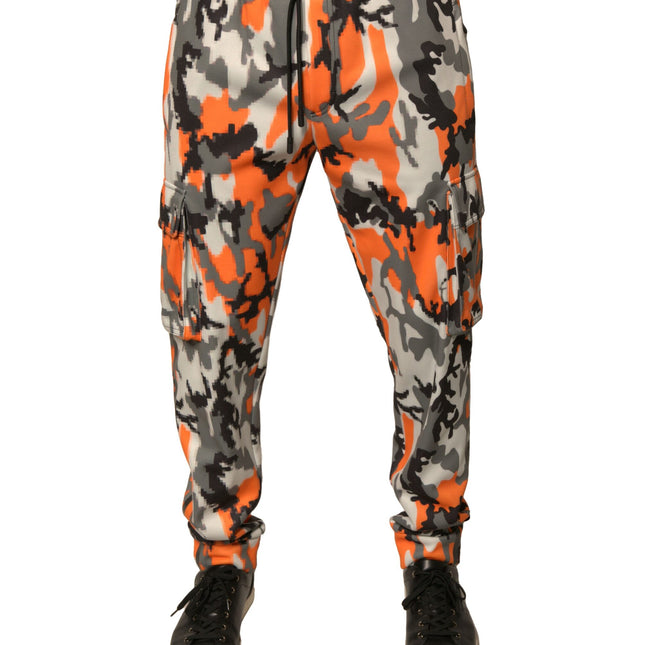 Dolce & Gabbana Multicolor Camouflage Cargo Jogger Pants