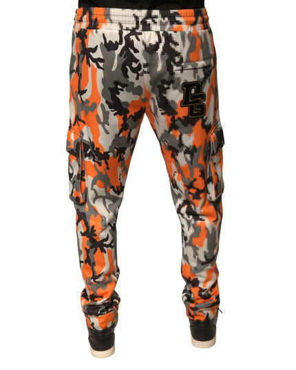Dolce & Gabbana Multicolor Camouflage Cargo Jogger Pants