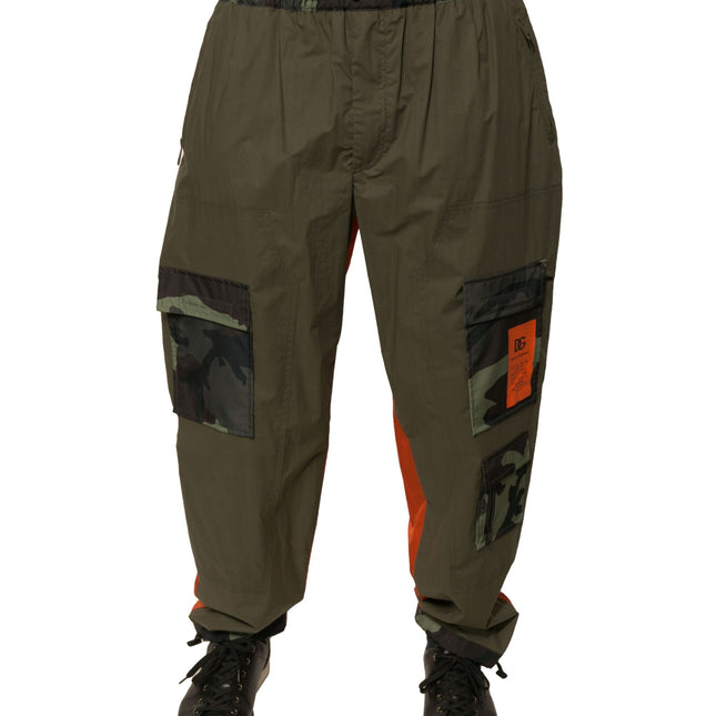 Dolce & Gabbana Multicolor Camouflage Jogger Cargo Pants