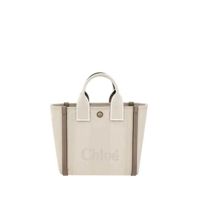 Chloé Beige Cotton Handbag