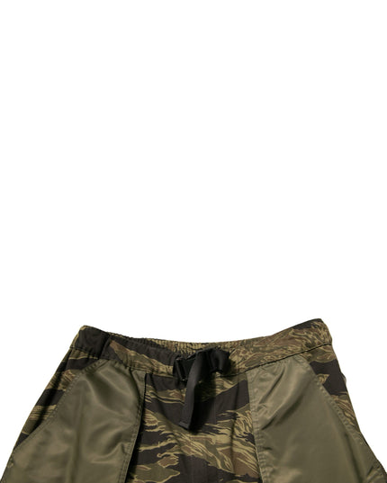 Dolce & Gabbana Green Cotton Jogger Cargo Pants