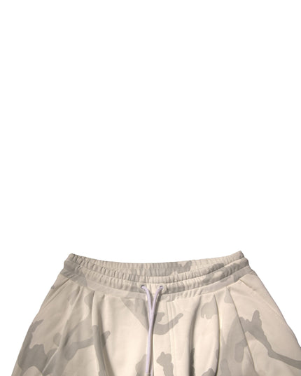 Dolce & Gabbana White Camouflage Cargo Jogger Pants