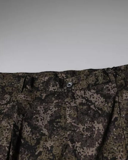 Dolce & Gabbana Multicolor Camouflage Men Dress Pants