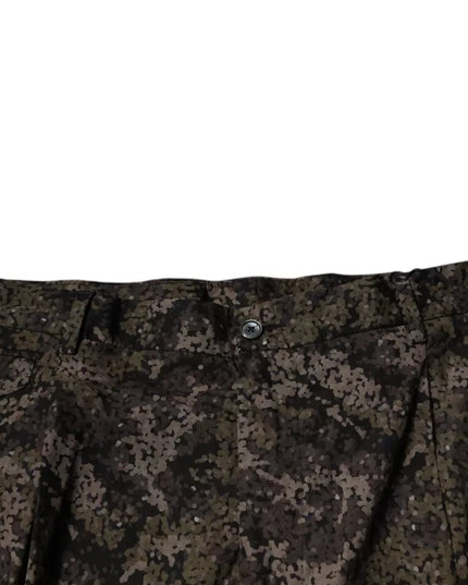 Dolce & Gabbana Multicolor Camouflage Men Dress Pants