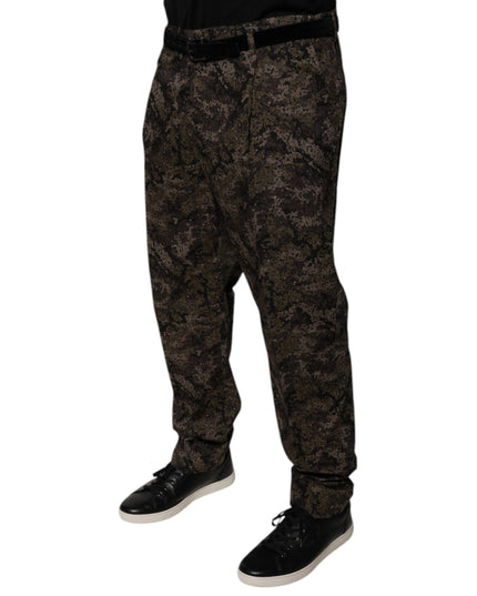 Dolce & Gabbana Multicolor Camouflage Men Dress Pants