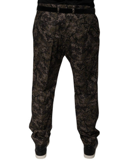 Dolce & Gabbana Multicolor Camouflage Men Dress Pants