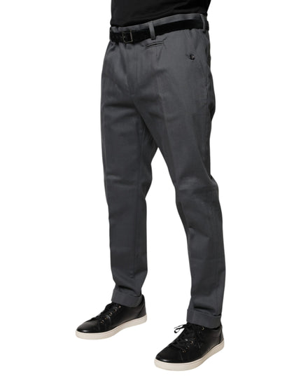 Dolce & Gabbana Gray Tapered Formal Dress Pants