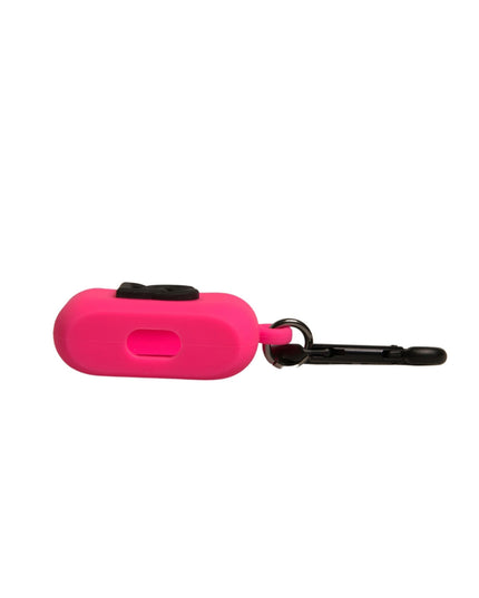 Dolce & Gabbana Pink Silicone Rubber Logo Embossed Airpods Case