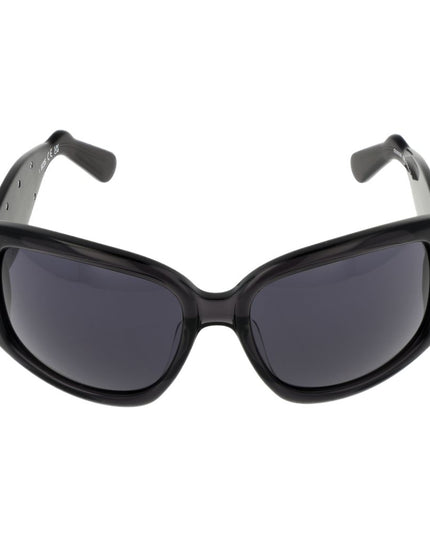 GCDS Black Acetate Sunglasses