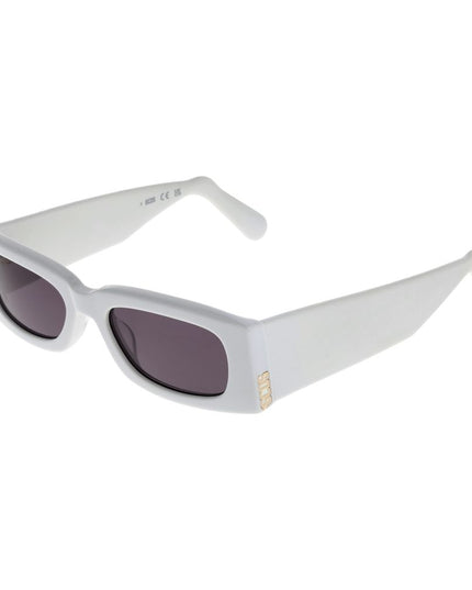 GCDS White Plastic Sunglasses