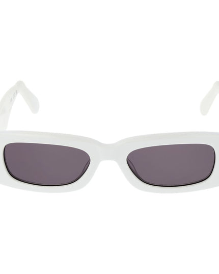GCDS White Plastic Sunglasses
