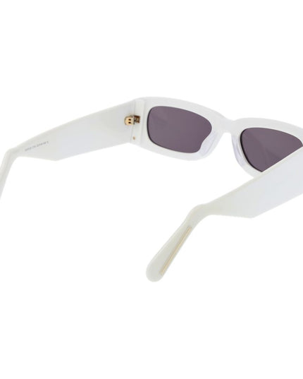 GCDS White Plastic Sunglasses