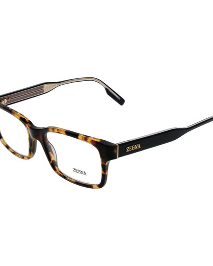 Ermenegildo Zegna Brown Acetate Glasses (Frames)