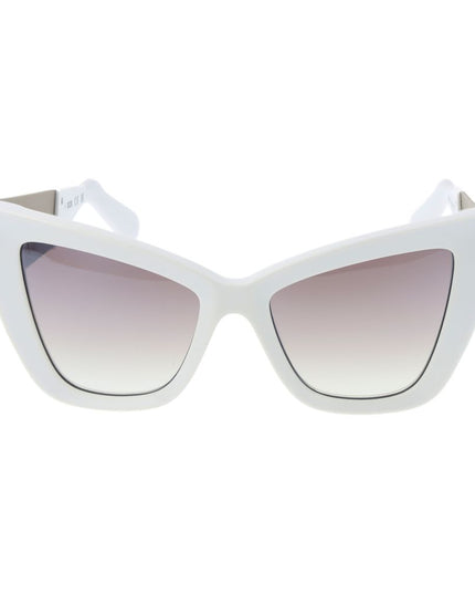 GCDS White Acetate Sunglasses