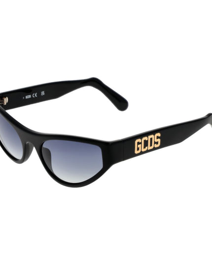GCDS Black Acetate Sunglasses