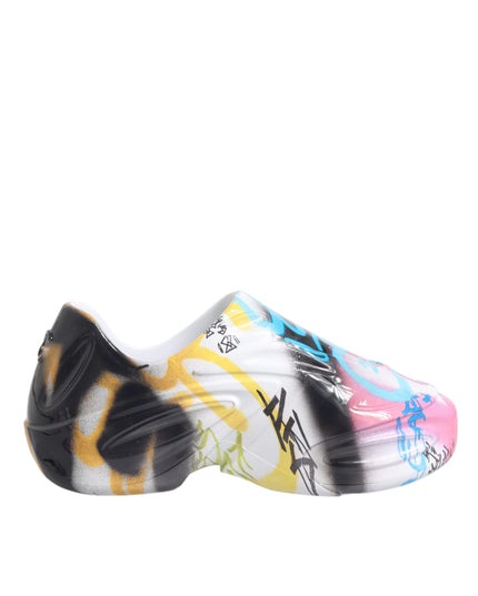 Dolce & Gabbana Multicolor Graffiti Daymaster Sneakers Shoes