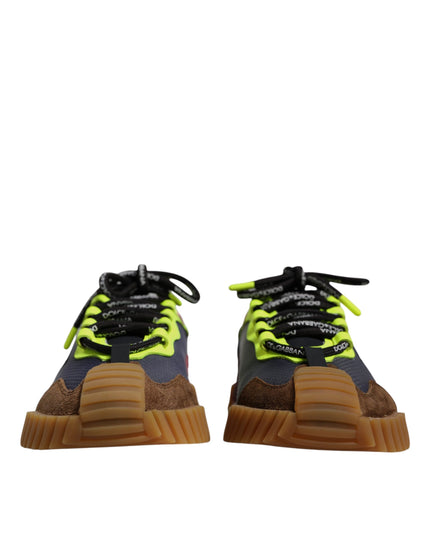 Dolce & Gabbana Multicolor Nylon Low Top NS1 Sneakers Shoes