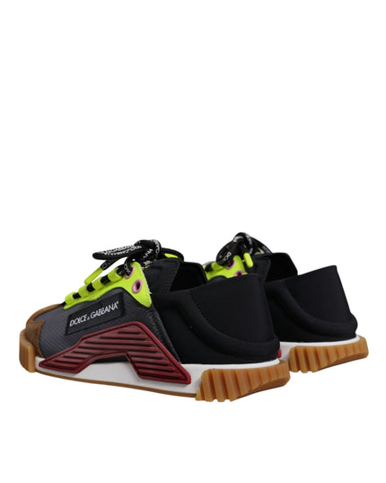 Dolce & Gabbana Multicolor Nylon Low Top NS1 Sneakers Shoes