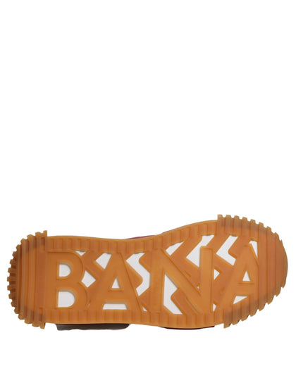 Dolce & Gabbana Multicolor Nylon Low Top NS1 Sneakers Shoes