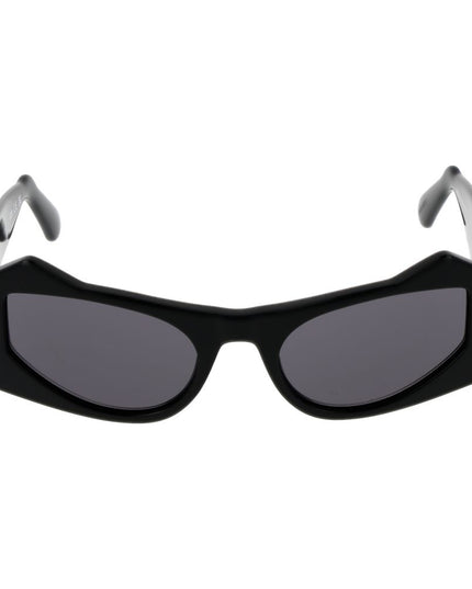 GCDS Black Acetate Sunglasses