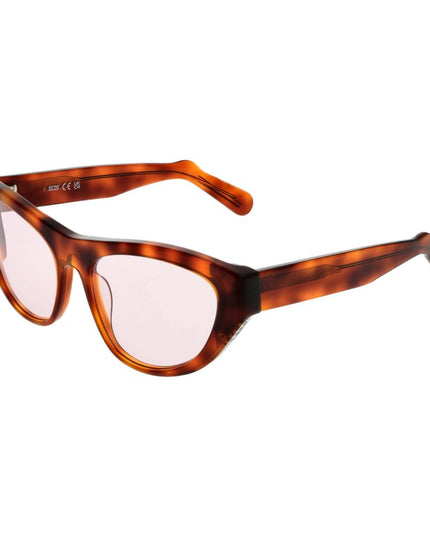 GCDS Brown Plastic Sunglasses