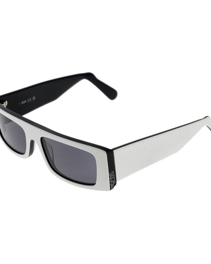 GCDS White Plastic Sunglasses