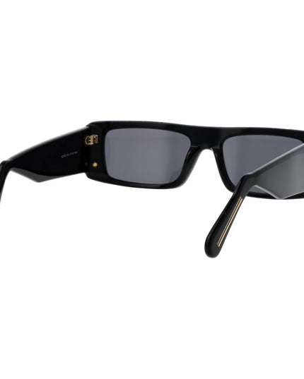 GCDS Black Plastic Sunglasses