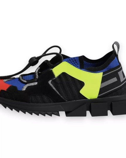 Dolce & Gabbana Multicolor Mesh Sorrento Trekking Sneakers Shoes