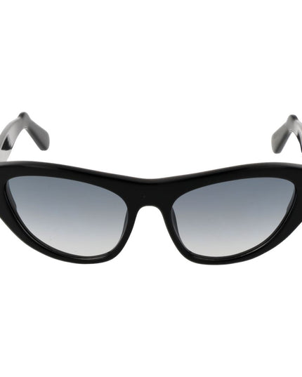 GCDS Black Acetate Sunglasses