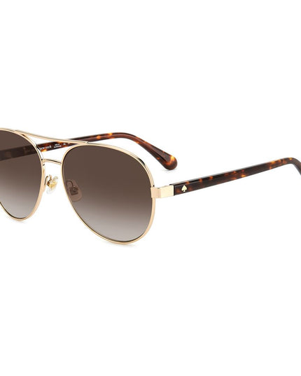Kate Spade Gold Metal Sunglasses