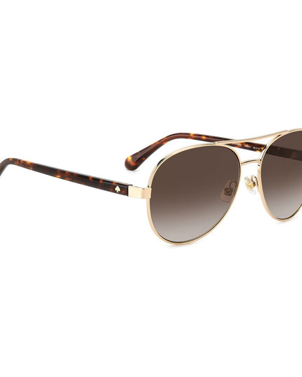 Kate Spade Gold Metal Sunglasses