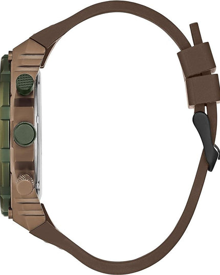 Guess Brown Synthetic Dress Watch