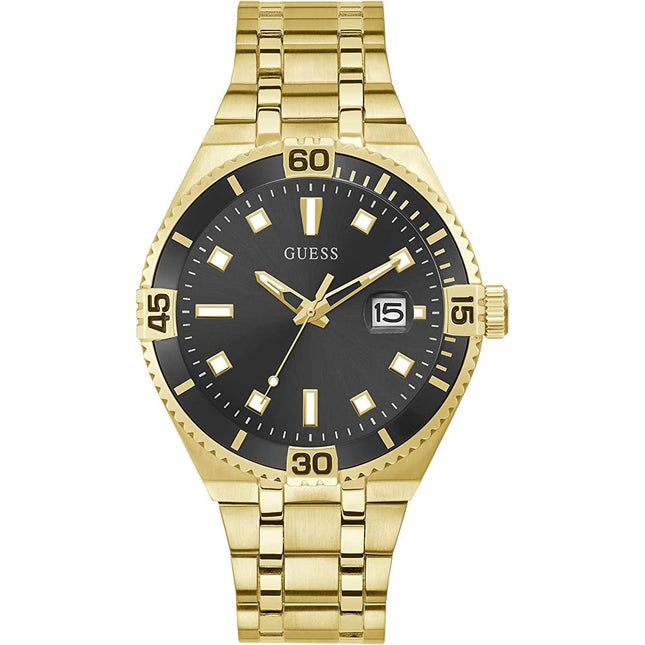 Guess Gold Stainless Steel Dress Watch