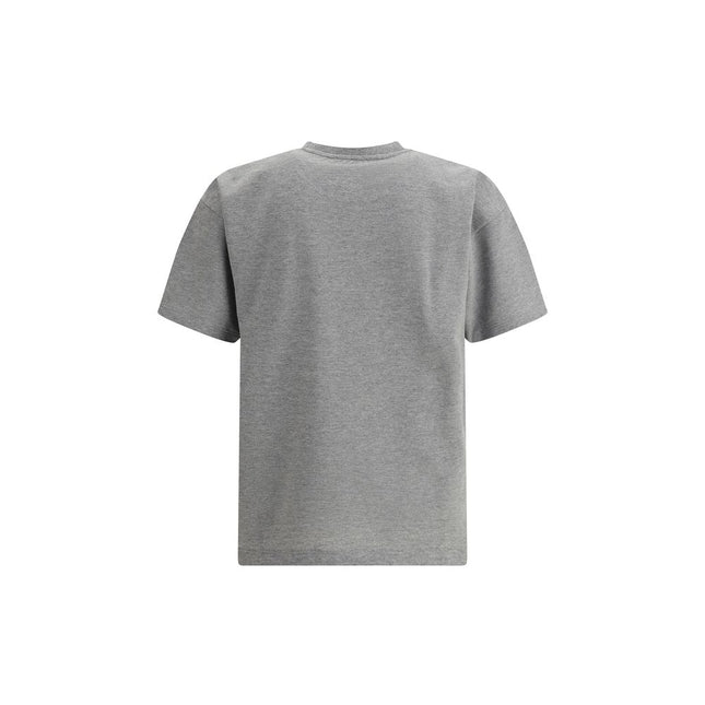 Saint Laurent Grey Cotton Oversized T-shirt