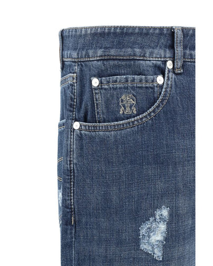 Brunello Cucinelli Worn-out Jeans