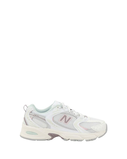 New Balance White Leather Tier 3 Sneakers