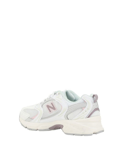 New Balance White Leather Tier 3 Sneakers