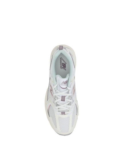 New Balance White Leather Tier 3 Sneakers