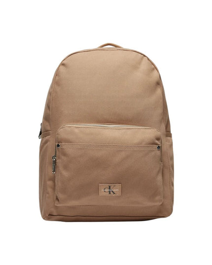 Calvin Klein Jeans Beige Recycled Polyester Backpack