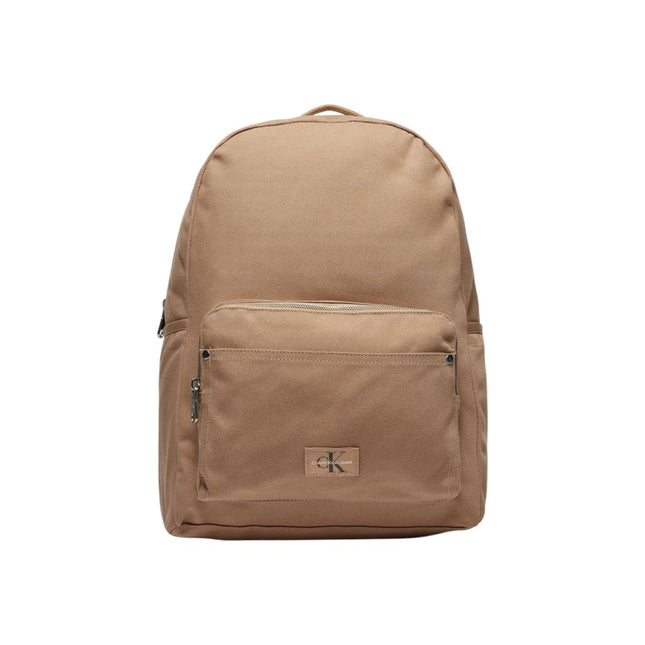 Calvin Klein Jeans Beige Recycled Polyester Backpack