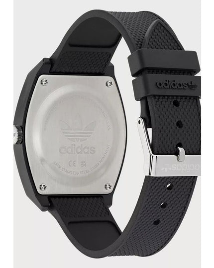Adidas Black Synthetic Sport Watch