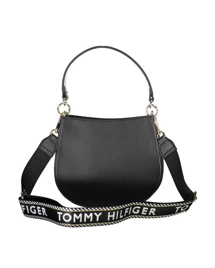 Tommy Hilfiger Black Polyester Handbag