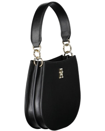 Tommy Hilfiger Black Polyester Handbag