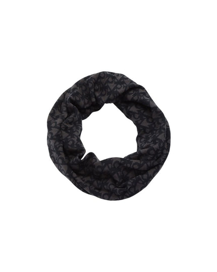 Calvin Klein Jeans Black Recycled Polyester Scarf