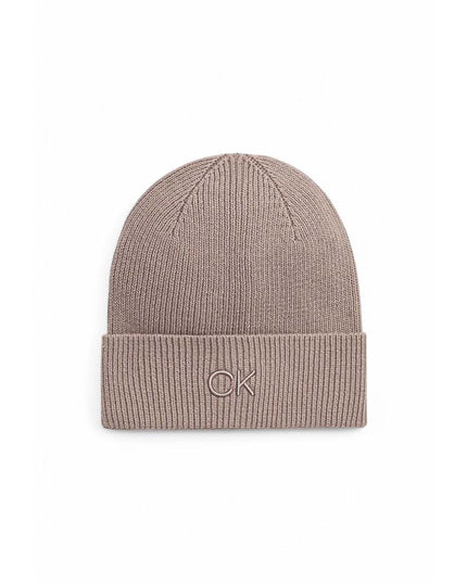 Calvin Klein Beige Organic Cotton Cap (Baseball Hat)