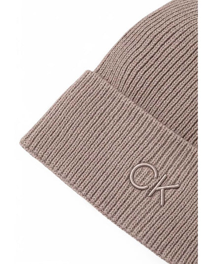 Calvin Klein Beige Organic Cotton Cap (Baseball Hat)