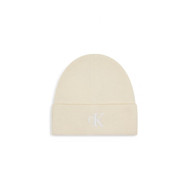 Calvin Klein Cream Recycled Polyester Caps Baseball Hat