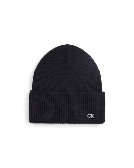 Calvin Klein Black Wool Cap (Baseball Hat)
