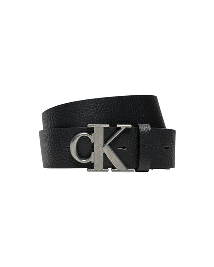 Calvin Klein Jeans Black Leather Regular Belt